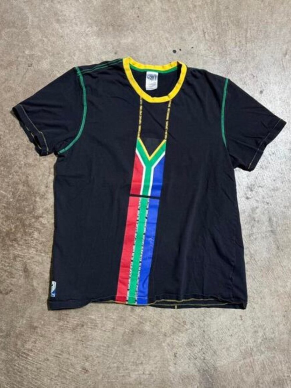 Black Adidas South Africa Soccer Graphic T-Shirt